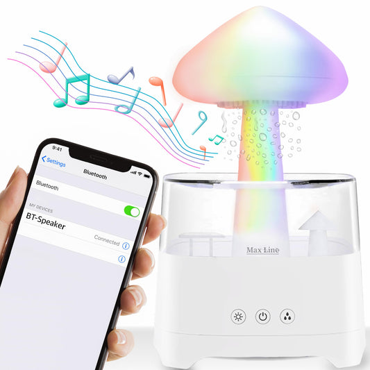Humidificador Parlante Nube y Lluvia